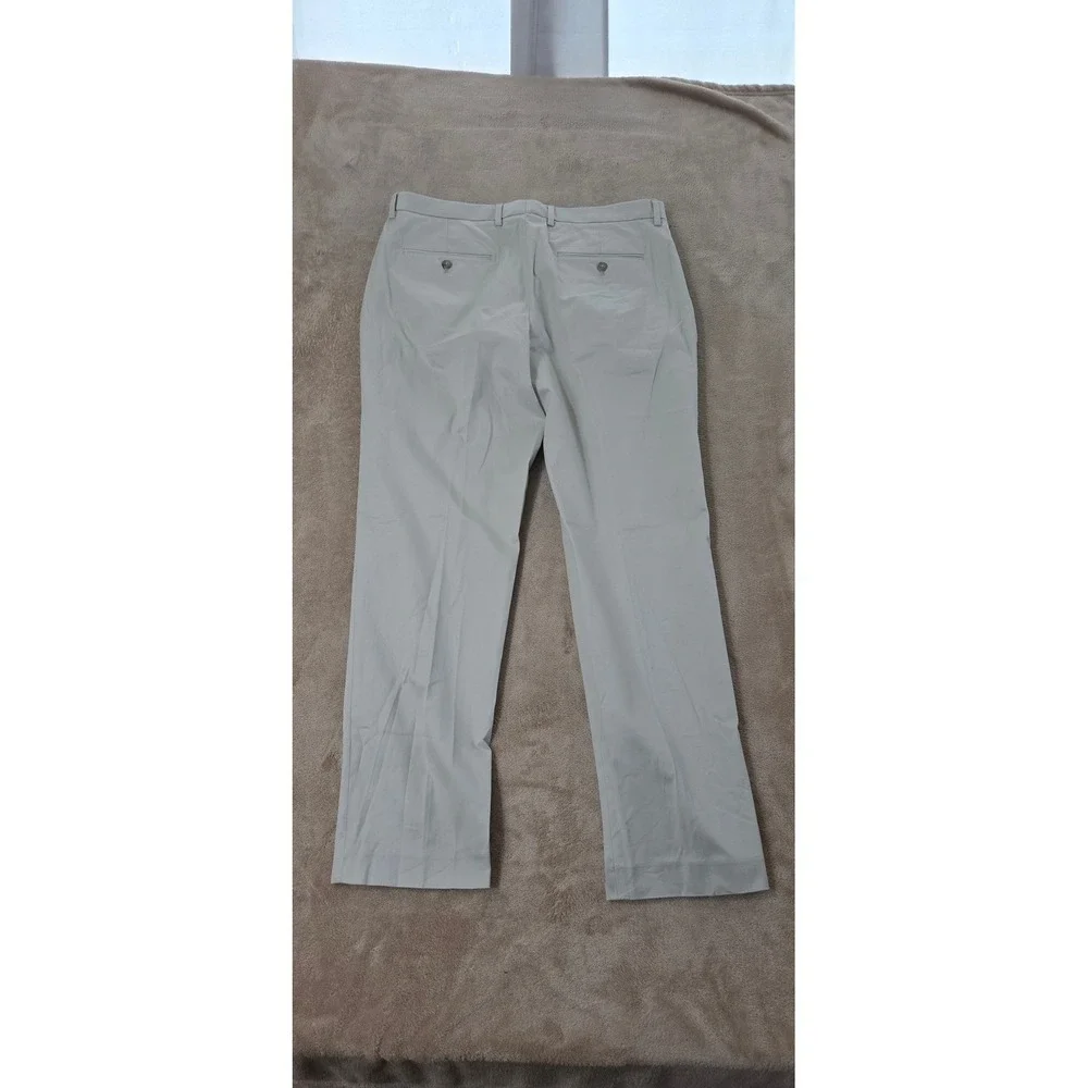 J. Crew Bowery Slim dress Pants Men 34x30 Khaki chino Preppy AN573 NEW MSRP $80